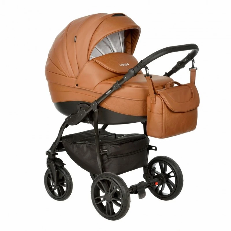 Бебешка количка Baby Giggle, Indigo Special, 2в1, 08 Кафяв